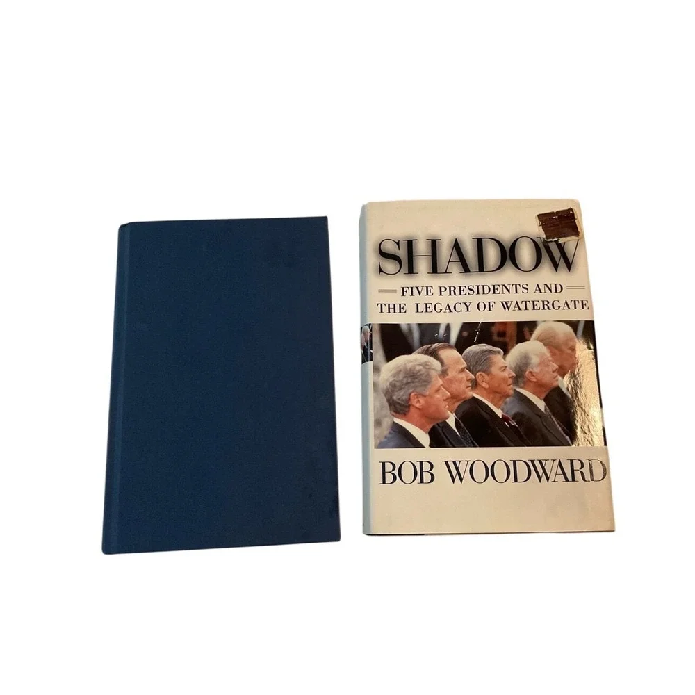 Book Set SHADOW‎ by Bob Woodward and WITH ALL DO RESPECT by Nikki R Haley Hardc